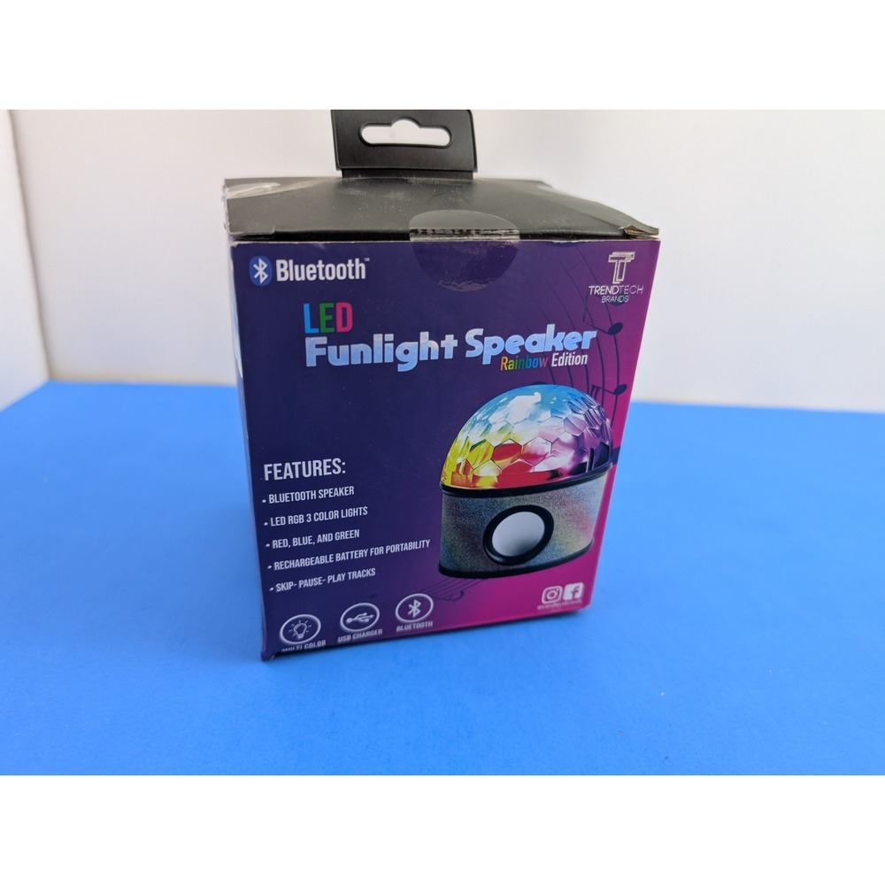 Trendtech LED Funlight Speaker Rainbow Edition Bluetooth WE-FLSPK-Glitter RB